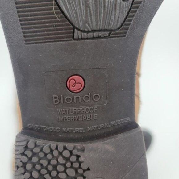 Blondo Evie Waterproof Round Toe Pull On Suede Knee High Boots Size 6.5 - Picture 6 of 7